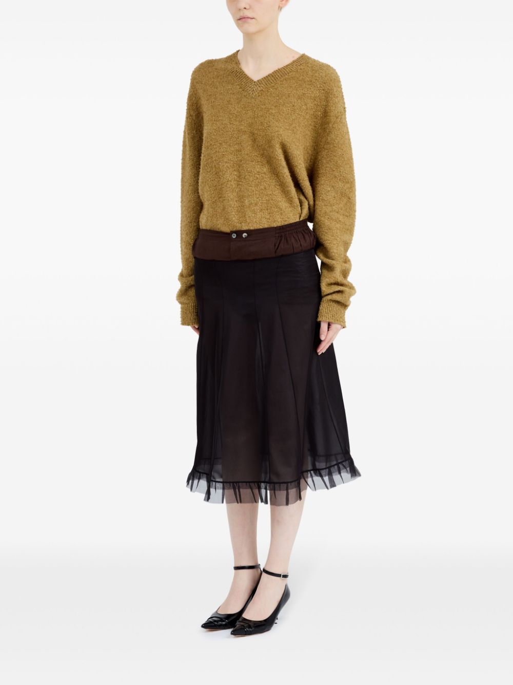 Cheap Maison Margiela tulle midi skirt Women