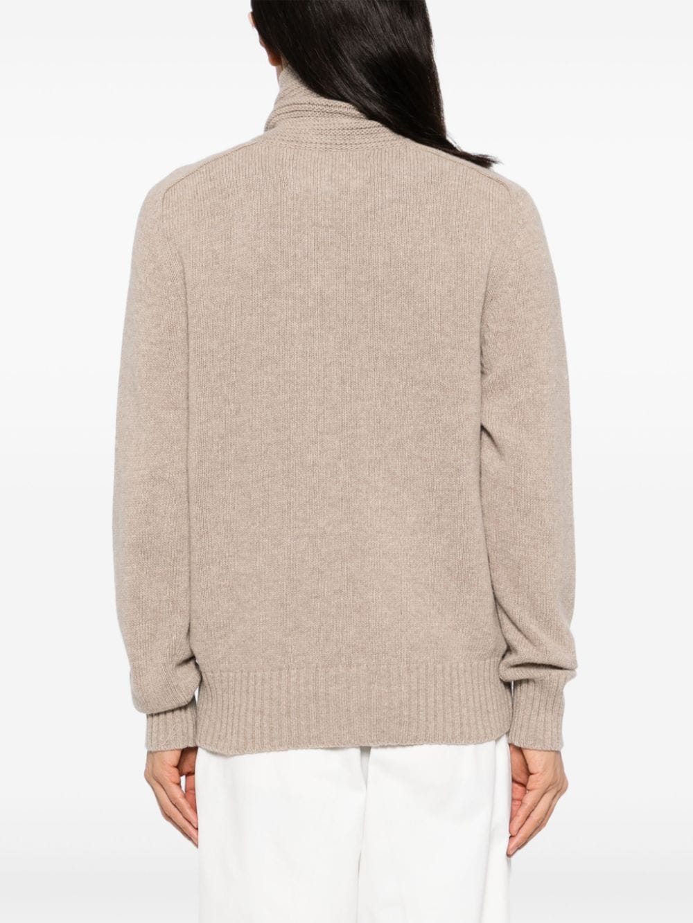 Shop Tagliatore Kaleb Cardigan In Neutrals