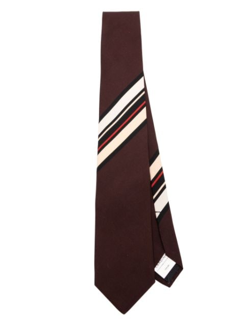 Lardini striped silk tie