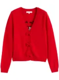 Chinti & Parker Hello Kitty Bow cardigan - Red