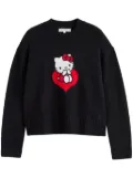 Chinti & Parker Hello kitty Heart sweater - Black