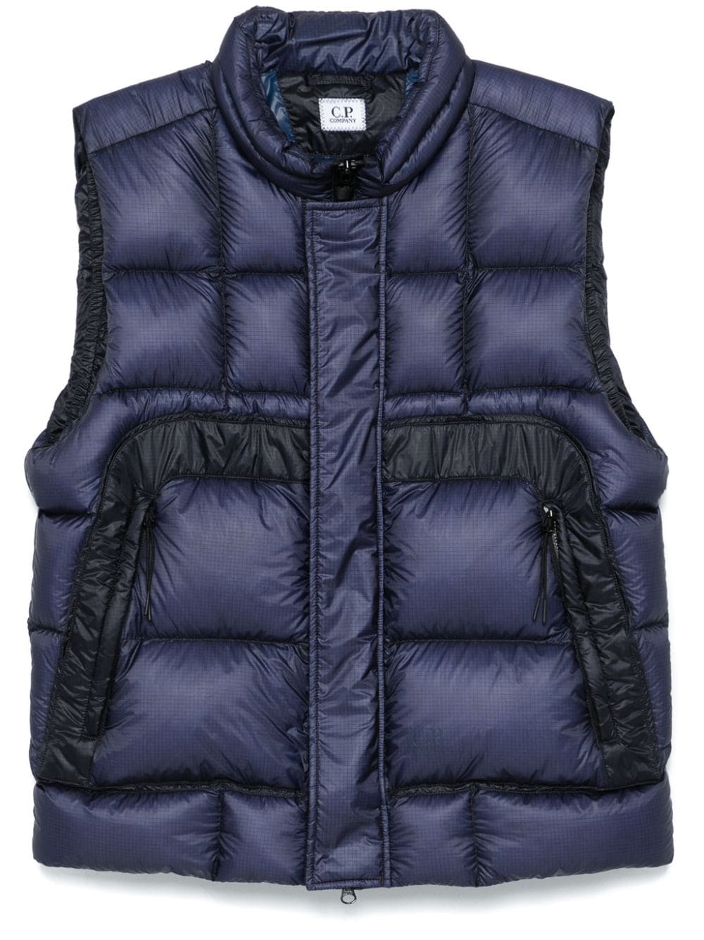 Shop C.p. Company D.d. Shell Gilet In Blue