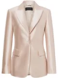 Alberta Ferretti single-breasted blazer - Neutrals