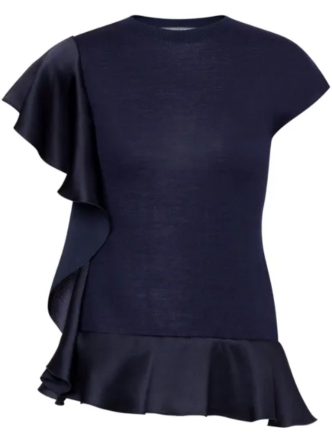 Alberta Ferretti blusa con volantes