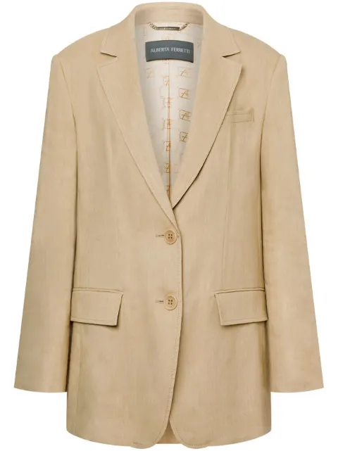 Alberta Ferretti single-breasted blazer
