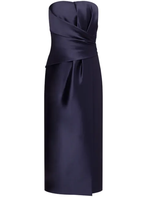 Alberta Ferretti ruched midi dress