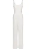 Alberta Ferretti buckle strap jumpsuit - White