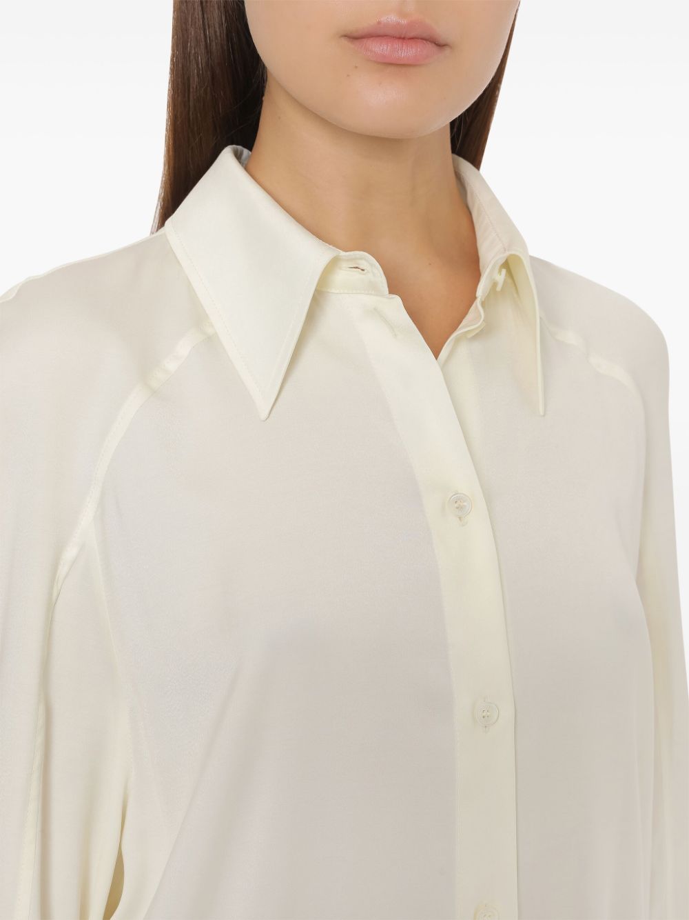 Alberta Ferretti Blouse met lange mouwen Wit