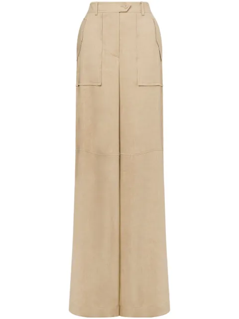 Alberta Ferretti slit palazzo pants