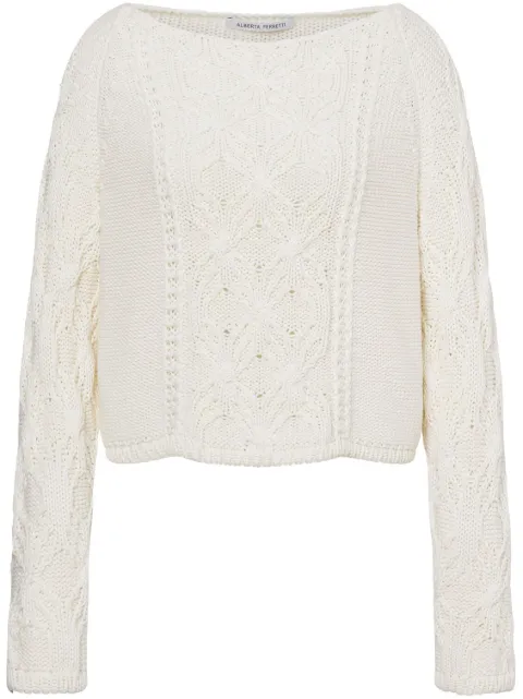 Alberta Ferretti 3D-knit sweater