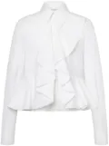 Alberta Ferretti ruffle-detail shirt - White