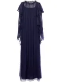 Alberta Ferretti silk gown - Blue