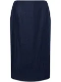 Alberta Ferretti mid-length pencil skirt - Blue
