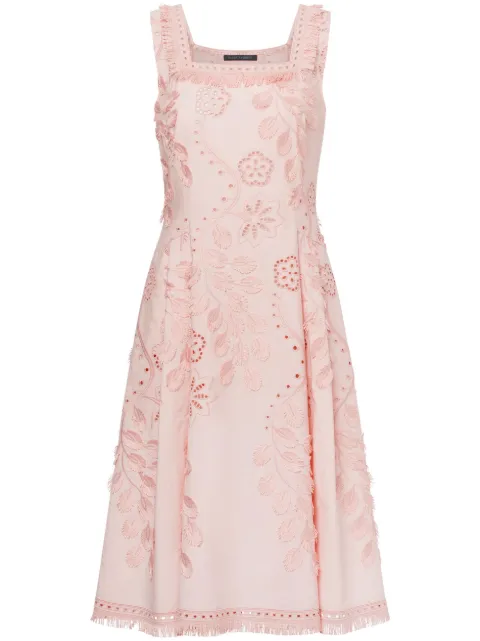 Alberta Ferretti broderie-anglaise midi dress