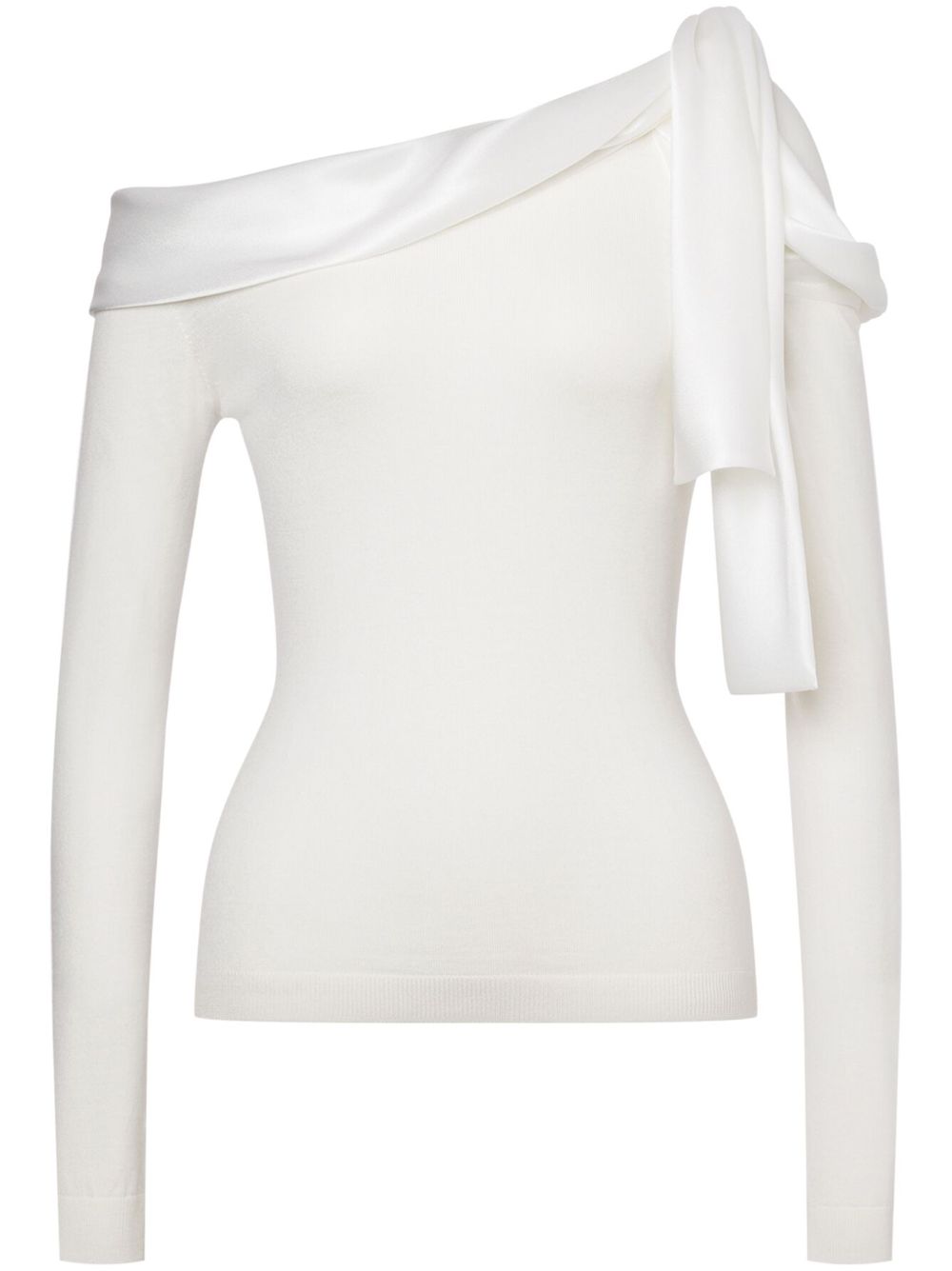 Alberta Ferretti cut-out detailing top - White