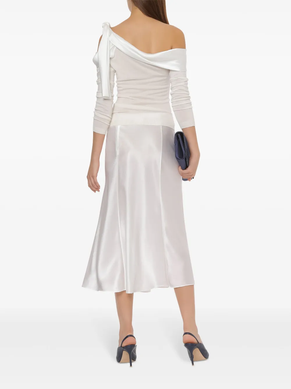 Alberta Ferretti Top met uitgesneden details Wit
