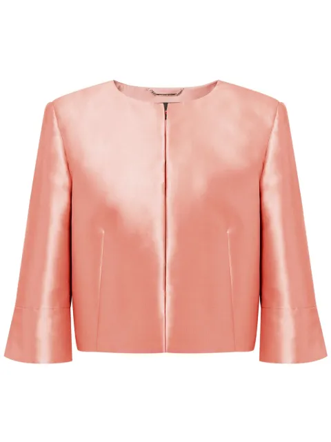 Alberta Ferretti chamarra de satén