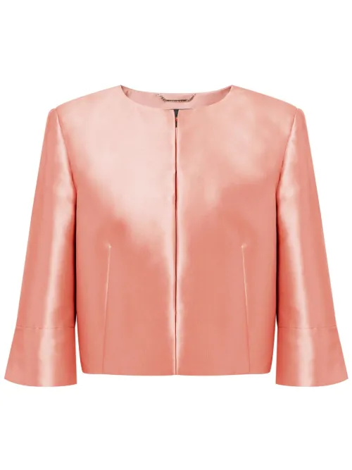 Veste en satin - Alberta Ferretti - Modalova