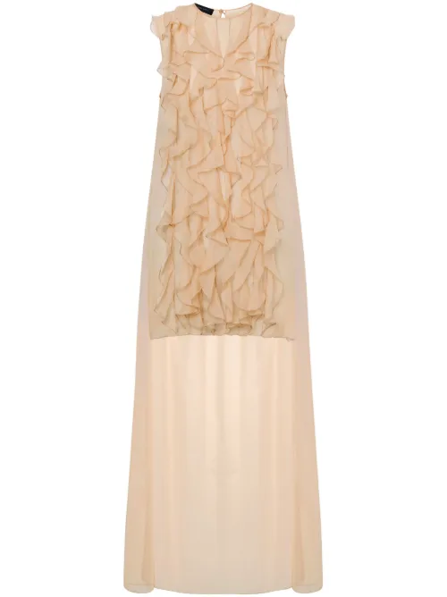 Blouse à détails de volants - Alberta Ferretti - Modalova
