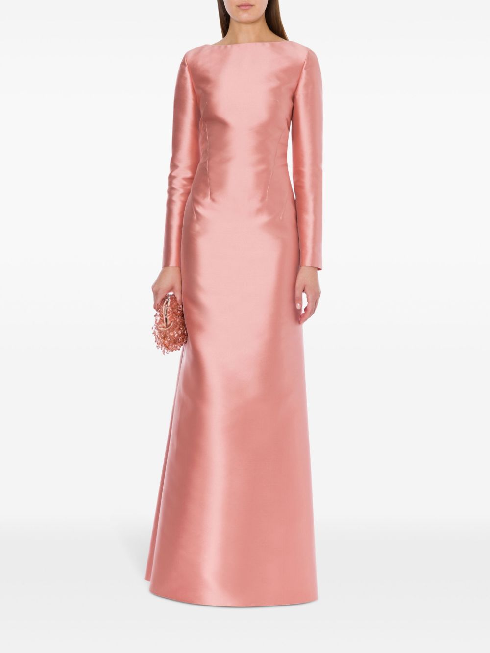 Alberta Ferretti Satijnen jurk - Roze