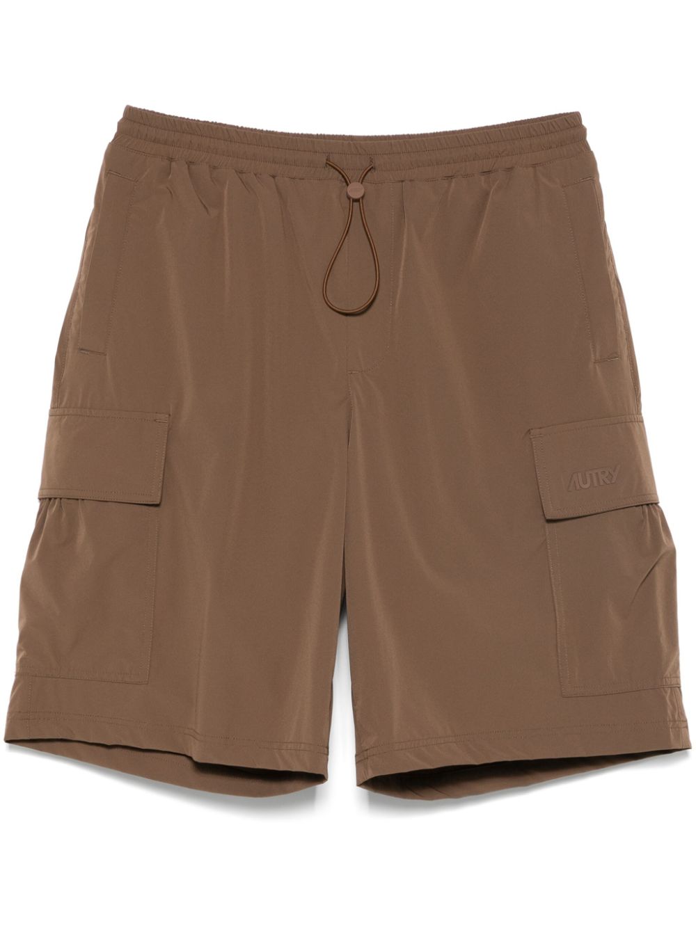 Autry Cargo shorts met logo-reliëf Bruin