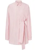 Philosophy Di Lorenzo Serafini striped shirt dress - Pink