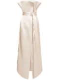 Philosophy Di Lorenzo Serafini satin gown dress - Neutrals