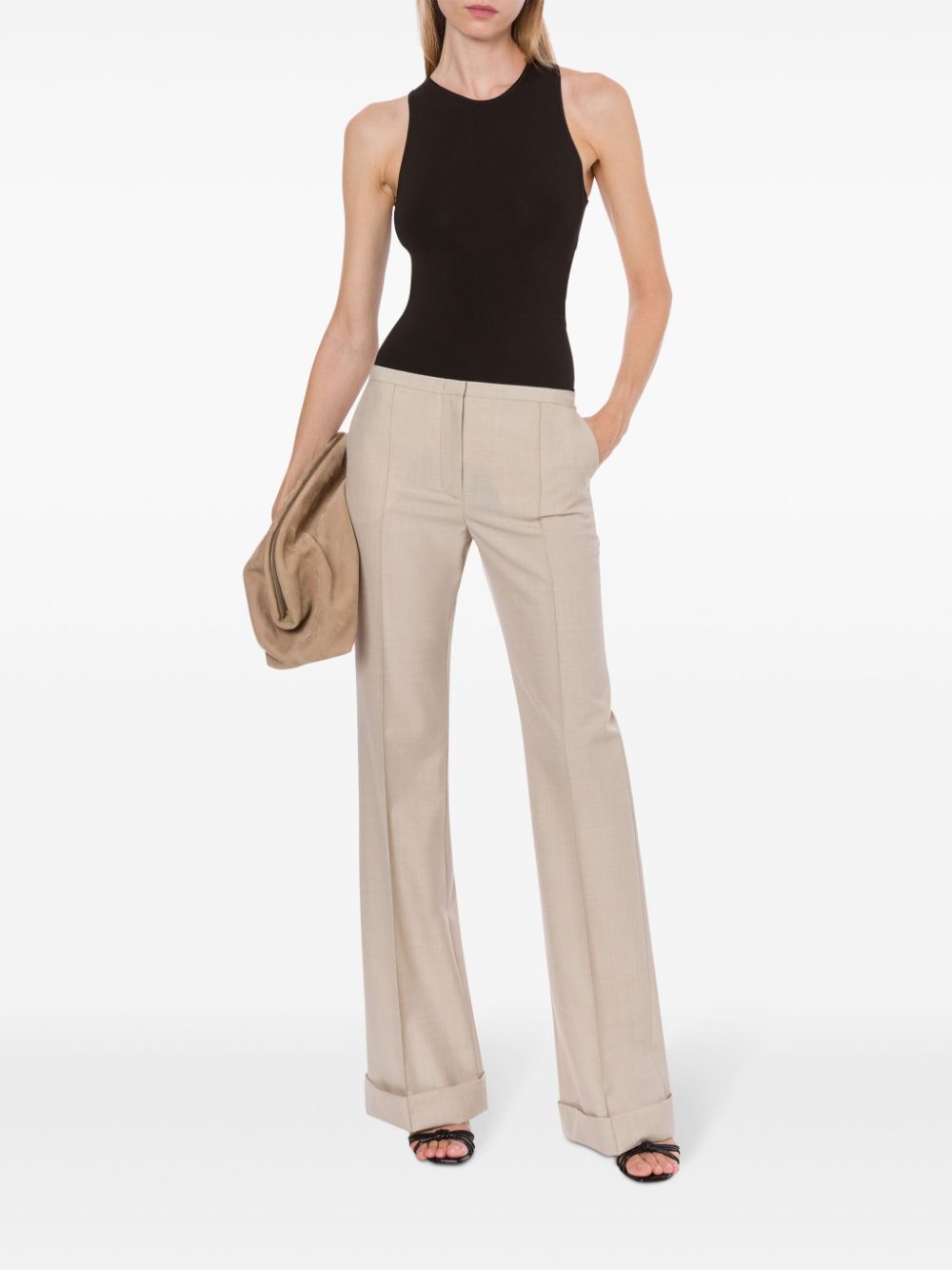 Philosophy Di Lorenzo Serafini Gesmockte broek - Beige