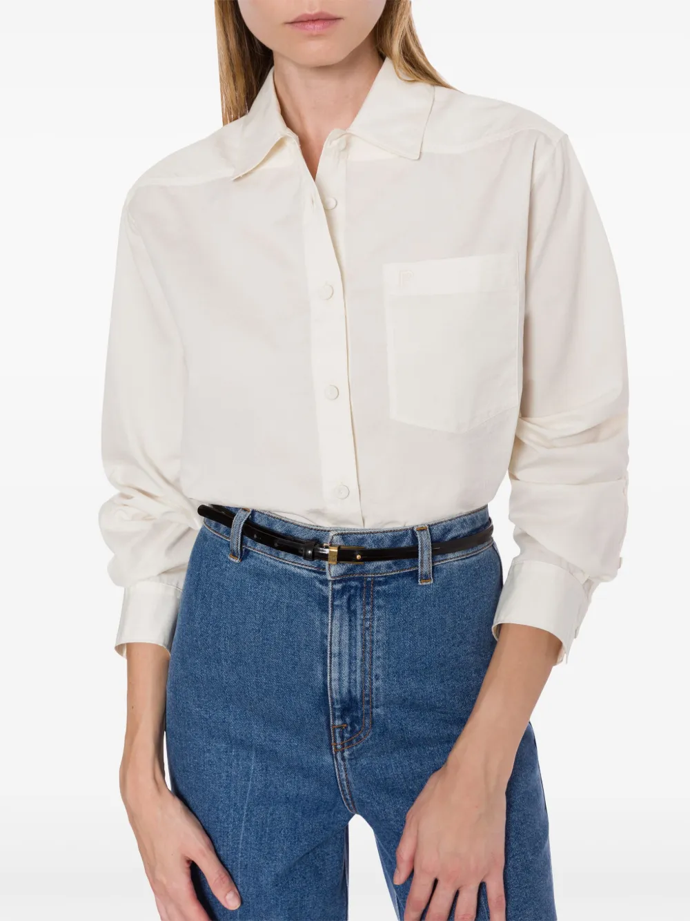 Shop Philosophy Di Lorenzo Serafini Button-down Shirt In White