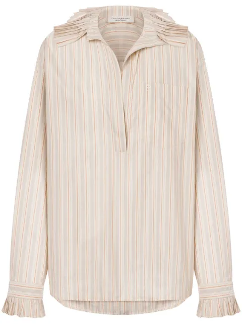 Philosophy Di Lorenzo Serafini striped shirt