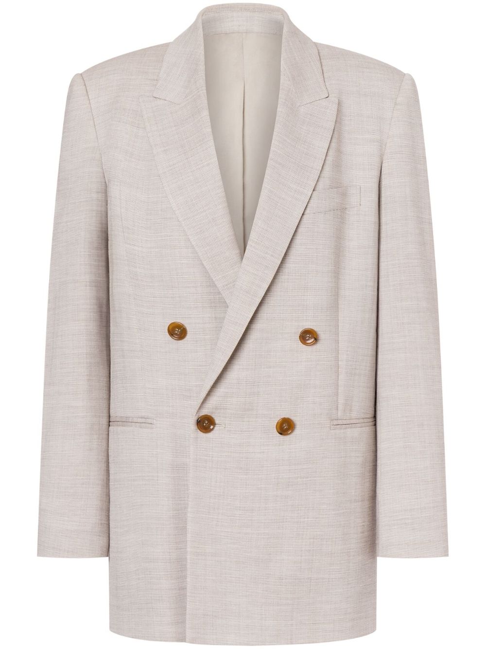 Philosophy Di Lorenzo Serafini Blazer met dubbele rij knopen Beige