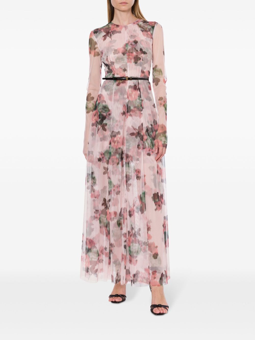 Philosophy Di Lorenzo Serafini Maxi-jurk met bloemenprint - Roze