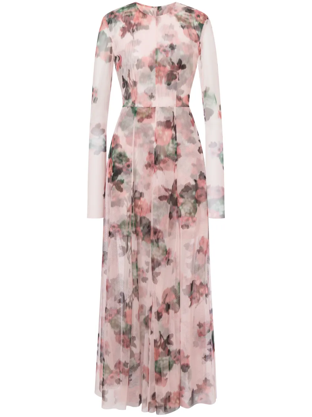 floral-print maxi dress