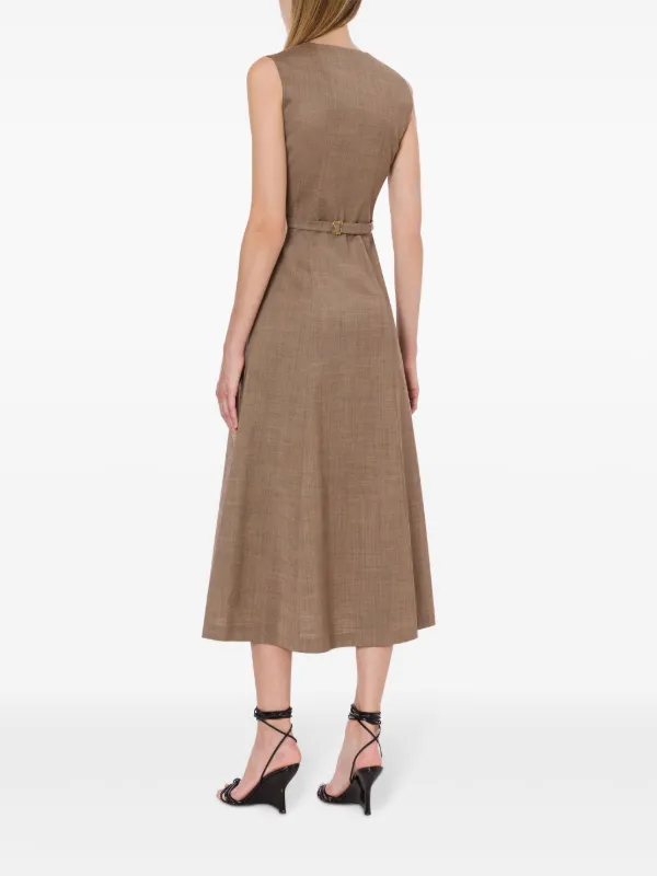 Philosophy Di Lorenzo Serafini button-up Dress | Brown