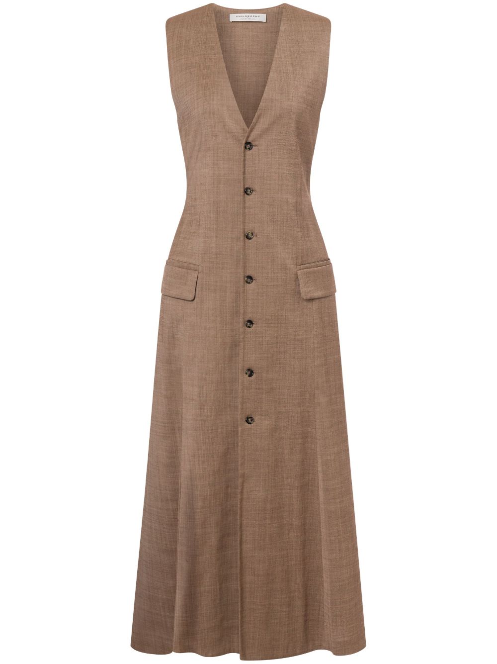 Philosophy Di Lorenzo Serafini button-up dress - Brown