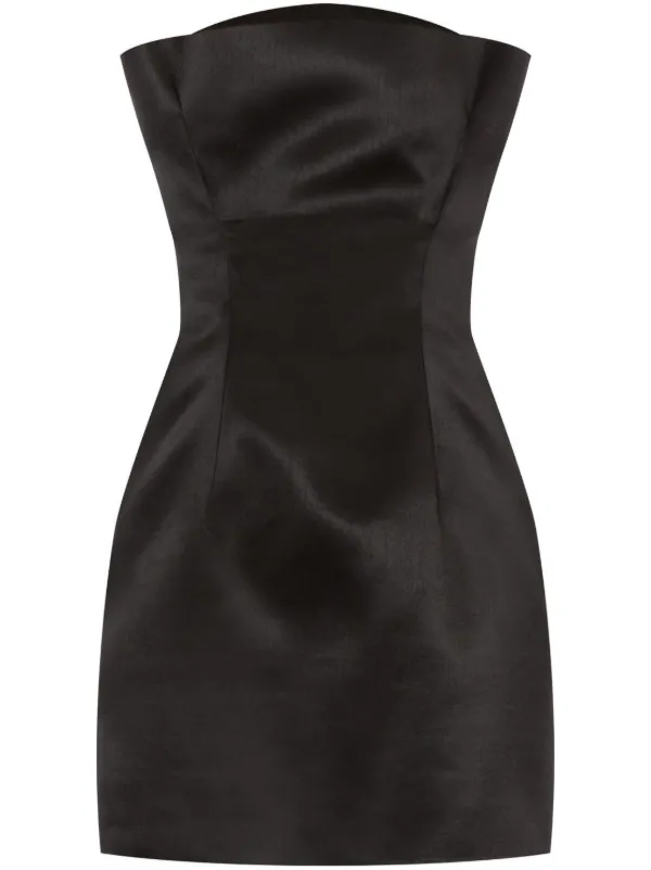 blue dress for baby girl Henderson Halter Mini Dress in Black main image 1