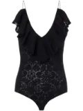 Philosophy Di Lorenzo Serafini lace-detailing top - Black