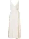 Philosophy Di Lorenzo Serafini sequinned wrap dress - Neutrals
