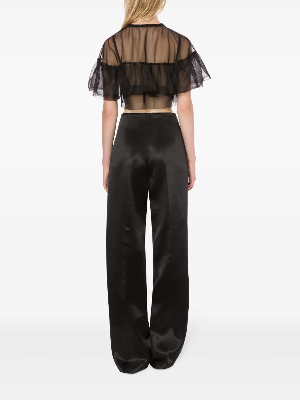 PHILOSOPHY DI LORENZO SERAFINI SHEER BLOUSE