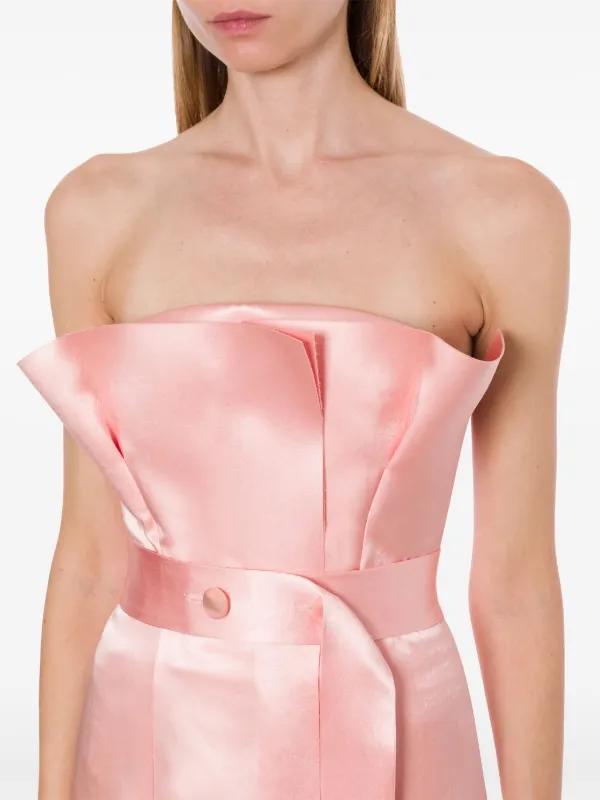philosophy di lorenzo serafini dress pink Philosophy di Lorenzo Serafini - Pink maxi dress with perforation A04512120