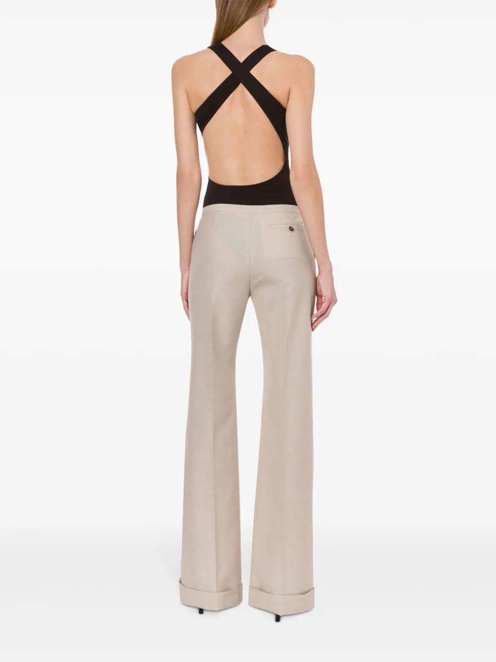 Philosophy Di Lorenzo Serafini Cut-out Detailing Bodysuit In Black