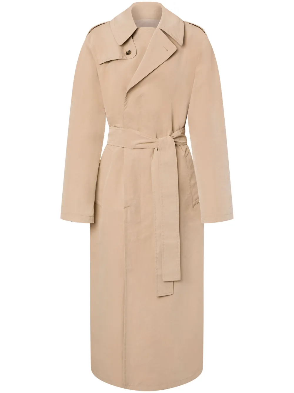 button-up trench coat