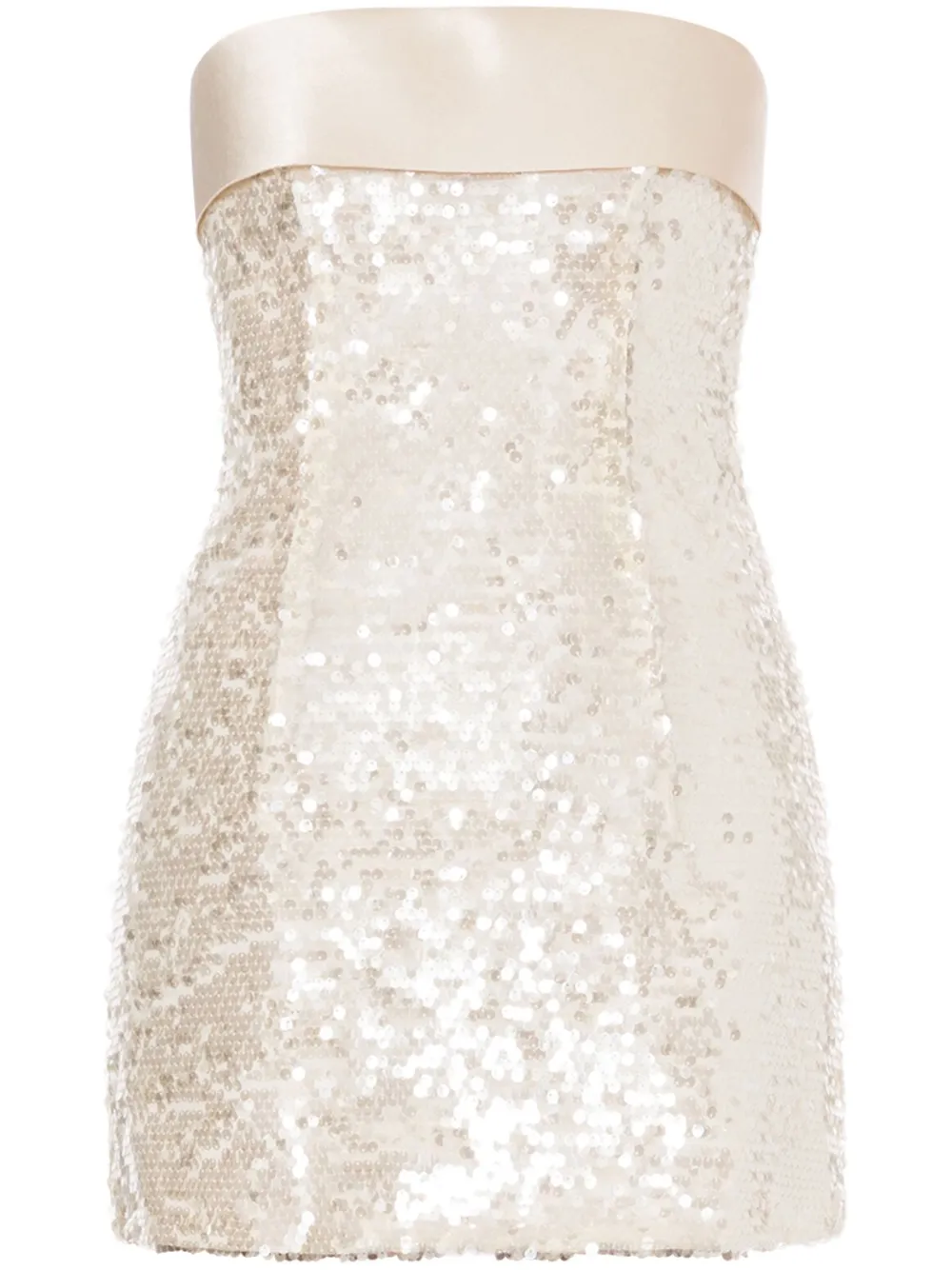 sequinned mini dress