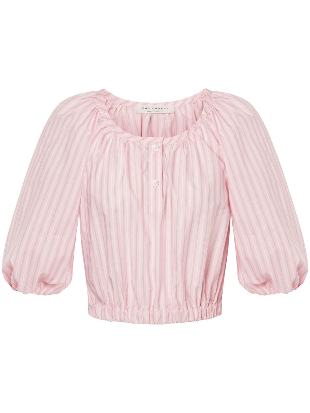 Philosophy Di Lorenzo Serafini stripe-print top - Pink