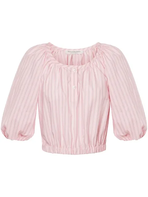 Philosophy Di Lorenzo Serafini stripe-print top 