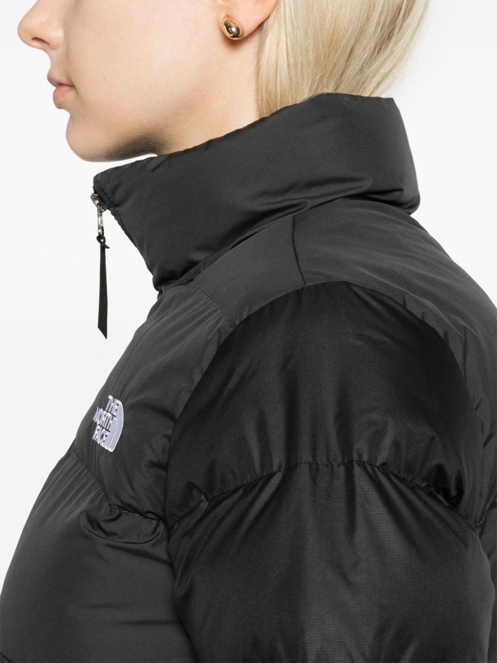 Shop The North Face Saikuru Puffer Jacket In Black