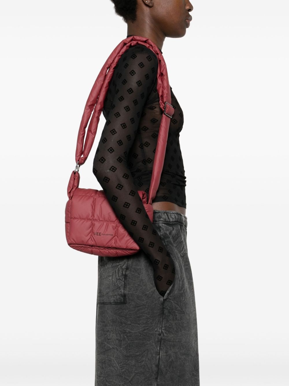 Shop Veecollective Porter Cross Body Bag In Red