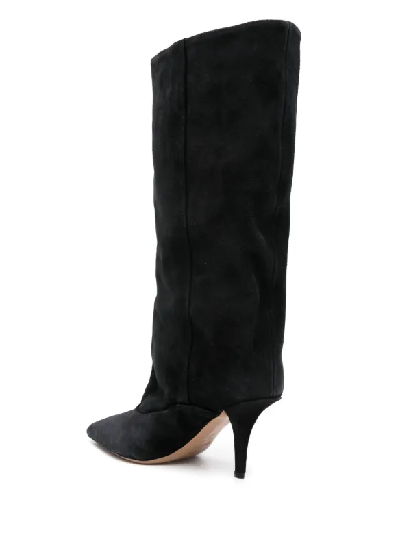 ミドルブーツ PARIS TEXAS Women Boots PX937 XV003BLACK Black Paris Texas Women's Paloma Mid Calf Boot | A.K. Rikk's