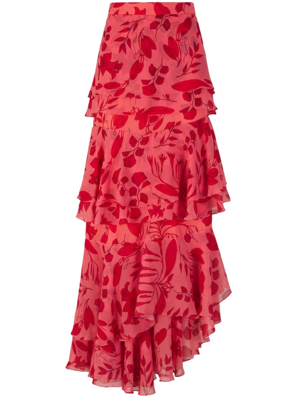 Shop Andres Otalora Isana Maxi Skirt In Pink