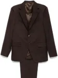 Caruso single-breasted suit - Brown